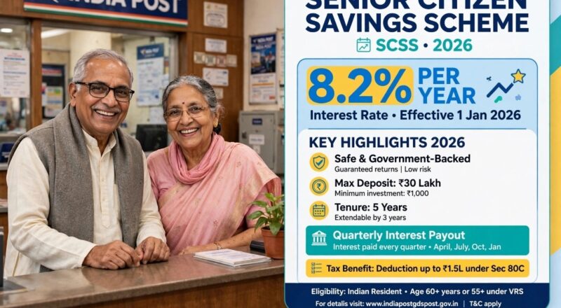 senior citizen savings scheme interest rate 2026