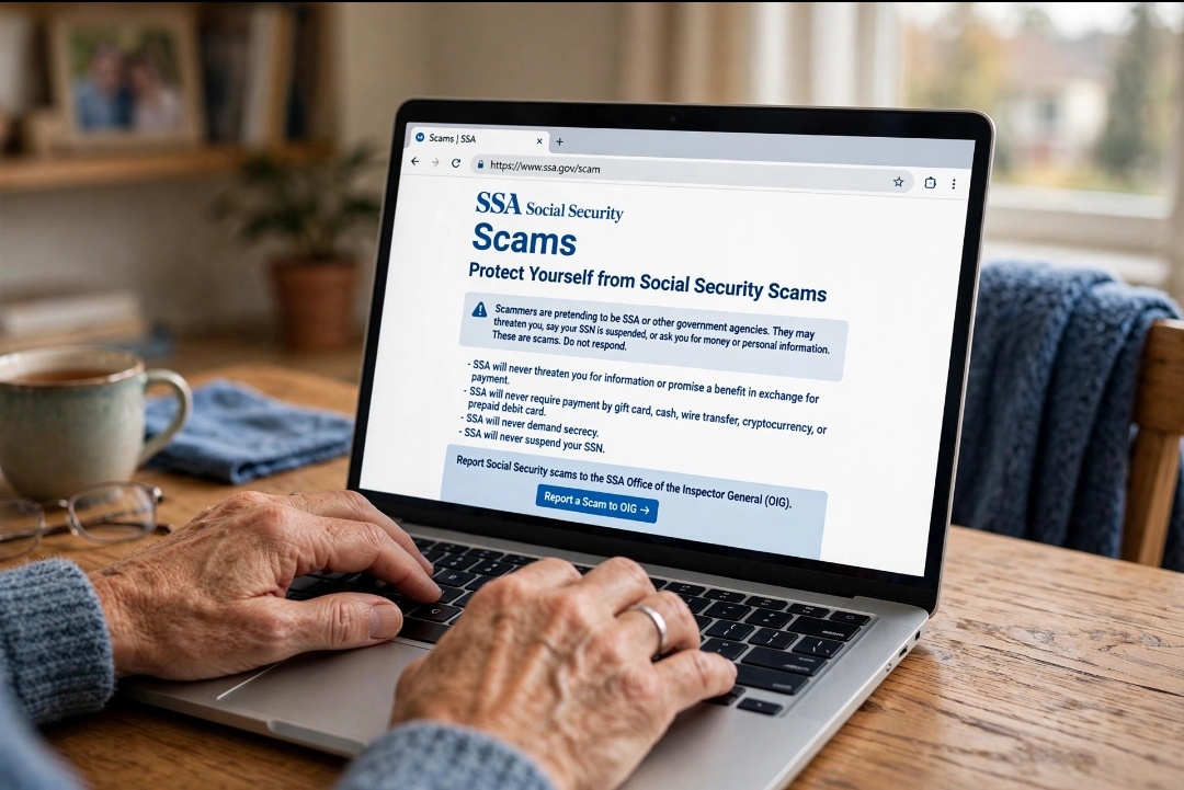 report social security scam at ssa.gov/scam official site seniors
